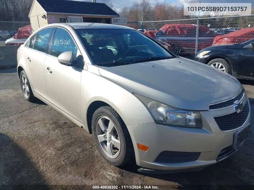 2013 Chevrolet Cruze 1Lt Auto VIN: 1G1PC5SB9D7153757 Lot: 40838302