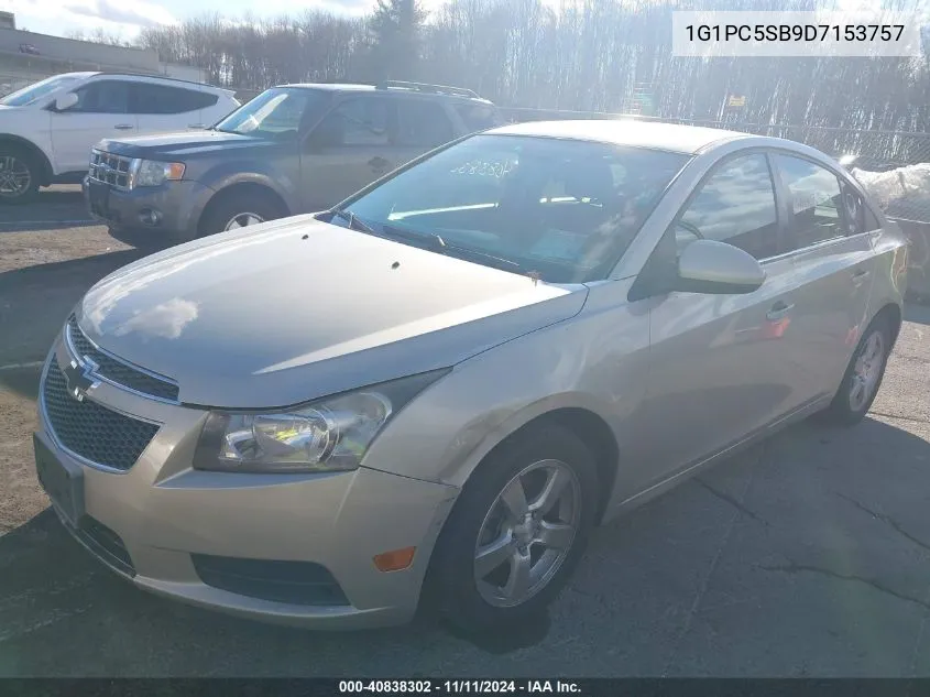 2013 Chevrolet Cruze 1Lt Auto VIN: 1G1PC5SB9D7153757 Lot: 40838302