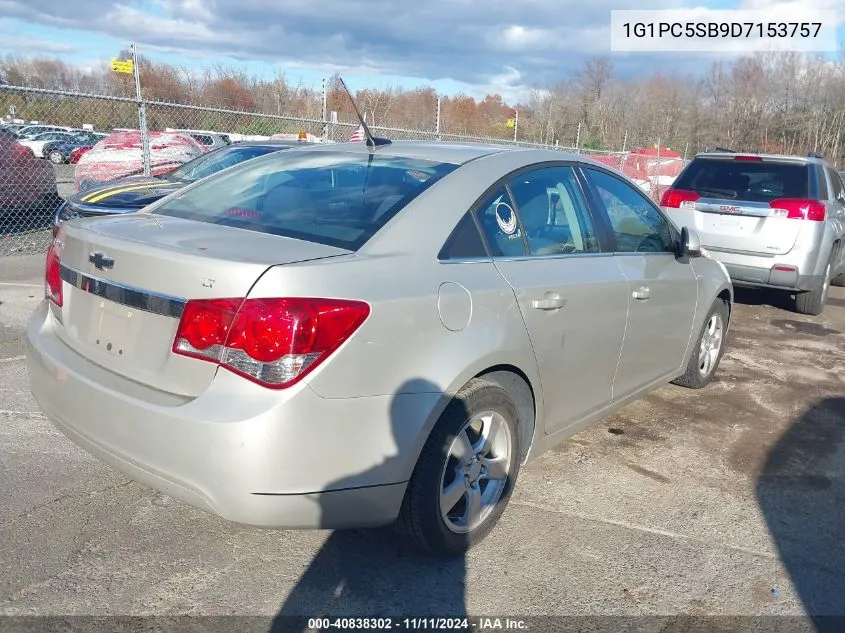 2013 Chevrolet Cruze 1Lt Auto VIN: 1G1PC5SB9D7153757 Lot: 40838302