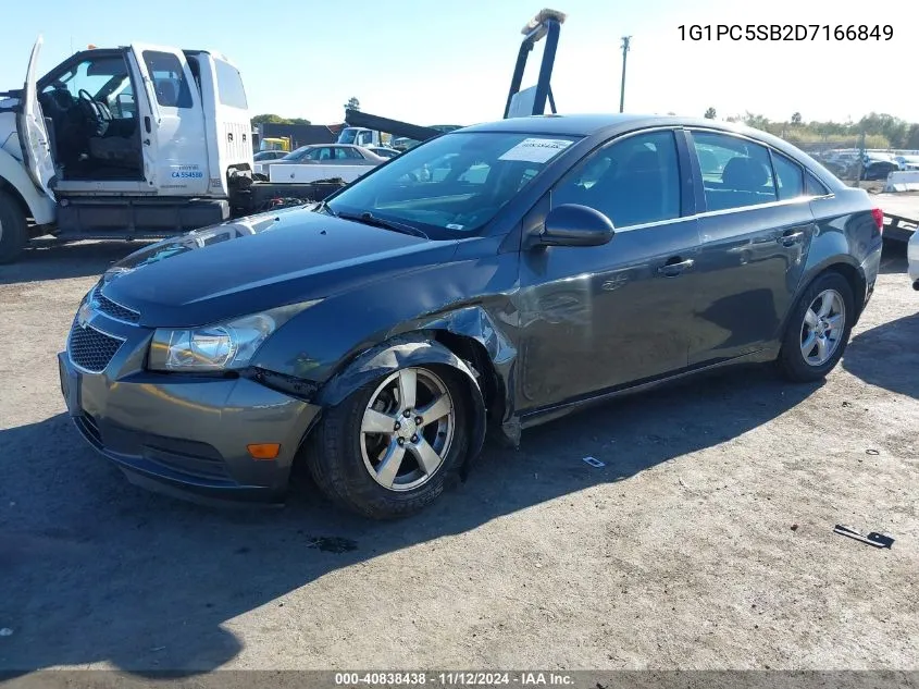 2013 Chevrolet Cruze 1Lt Auto VIN: 1G1PC5SB2D7166849 Lot: 40838438