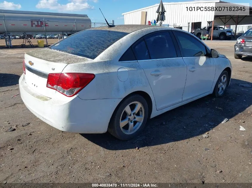 2013 Chevrolet Cruze 1Lt Auto VIN: 1G1PC5SBXD7182345 Lot: 40838470