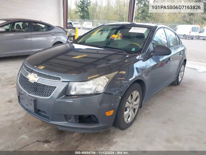 2013 Chevrolet Cruze Ls Auto VIN: 1G1PA5SG6D7163826 Lot: 40854784