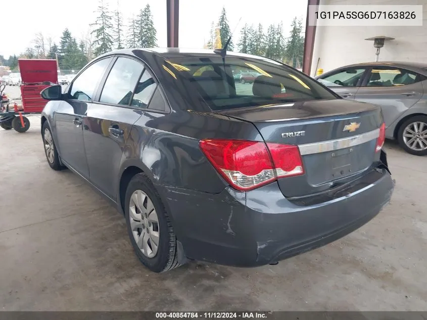 2013 Chevrolet Cruze Ls Auto VIN: 1G1PA5SG6D7163826 Lot: 40854784