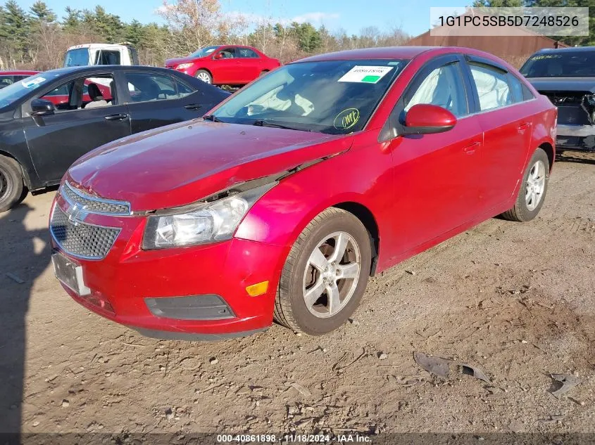 2013 Chevrolet Cruze 1Lt Auto VIN: 1G1PC5SB5D7248526 Lot: 40861898