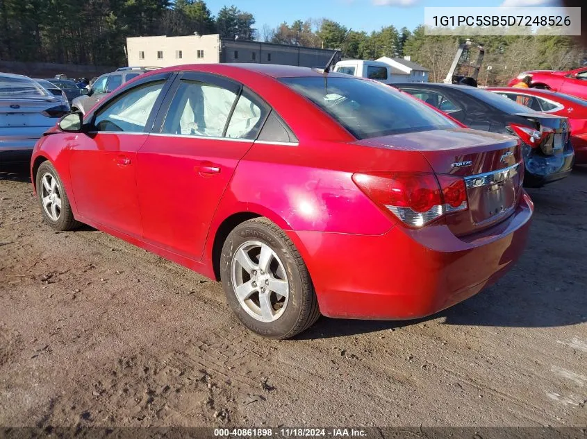 2013 Chevrolet Cruze 1Lt Auto VIN: 1G1PC5SB5D7248526 Lot: 40861898