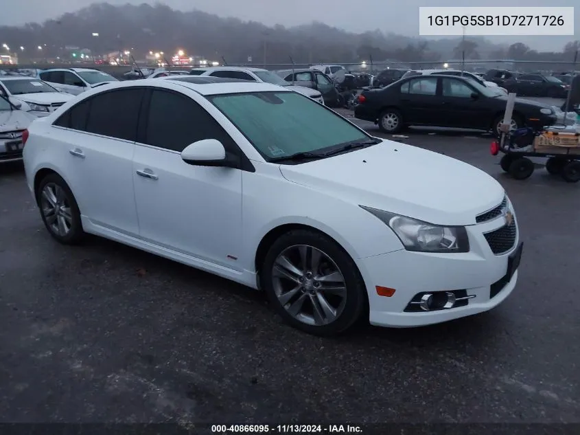 2013 Chevrolet Cruze Ltz VIN: 1G1PG5SB1D7271726 Lot: 40866095