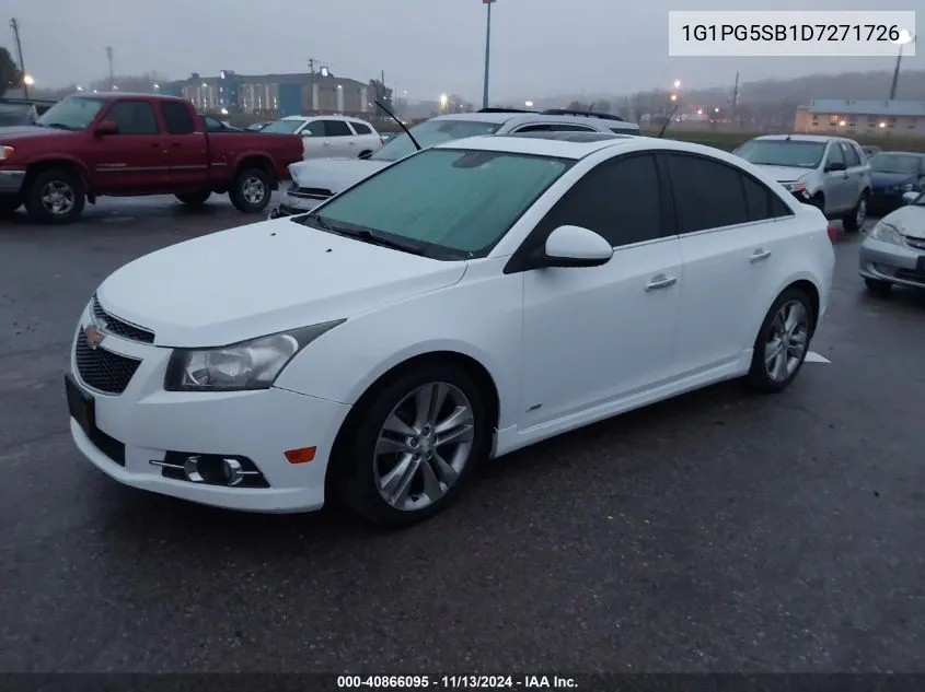 2013 Chevrolet Cruze Ltz VIN: 1G1PG5SB1D7271726 Lot: 40866095