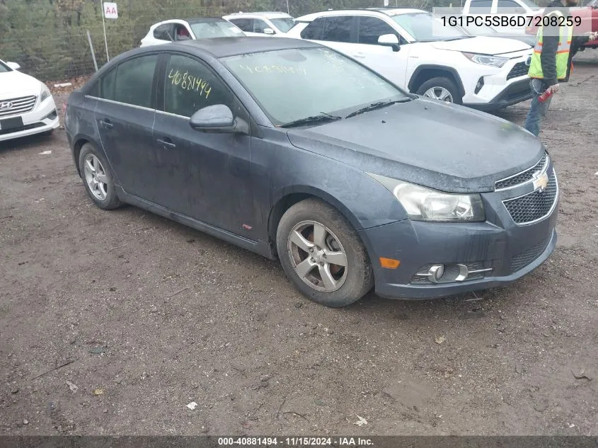 2013 Chevrolet Cruze 1Lt Auto VIN: 1G1PC5SB6D7208259 Lot: 40881494