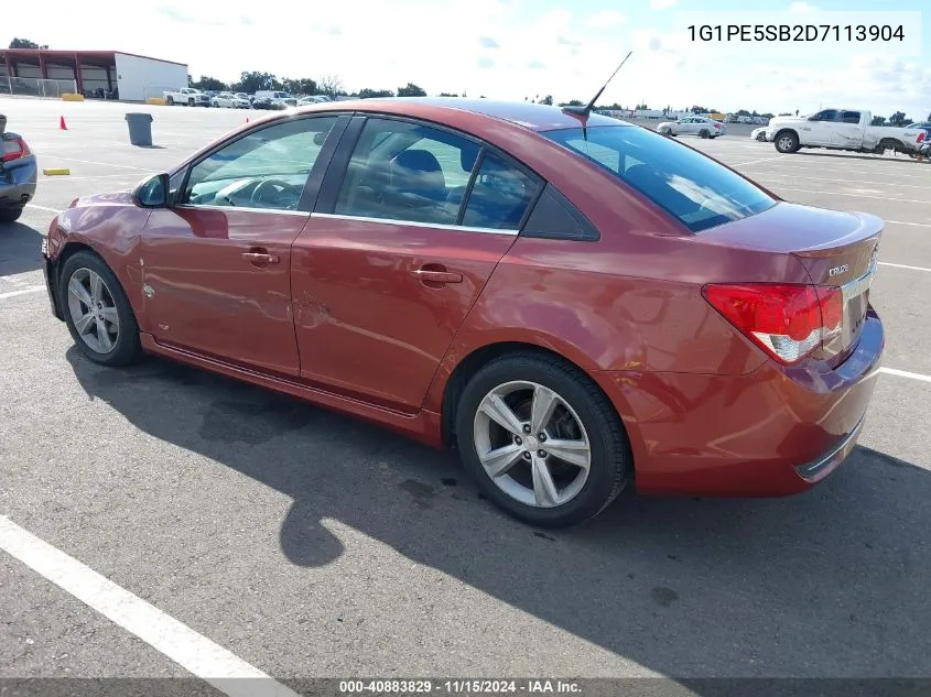 2013 Chevrolet Cruze 2Lt Auto VIN: 1G1PE5SB2D7113904 Lot: 40883829