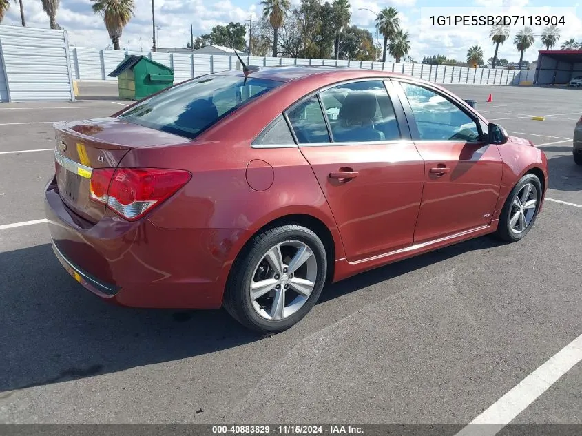 2013 Chevrolet Cruze 2Lt Auto VIN: 1G1PE5SB2D7113904 Lot: 40883829