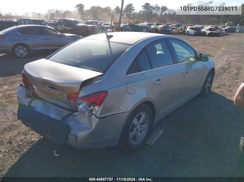 2013 Chevrolet Cruze 1Lt Manual VIN: 1G1PD5SB8D7239011 Lot: 40887757