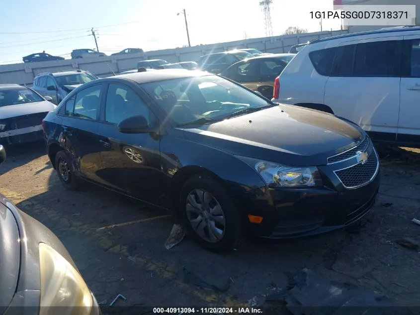 2013 Chevrolet Cruze Ls Auto VIN: 1G1PA5SG0D7318371 Lot: 40913094