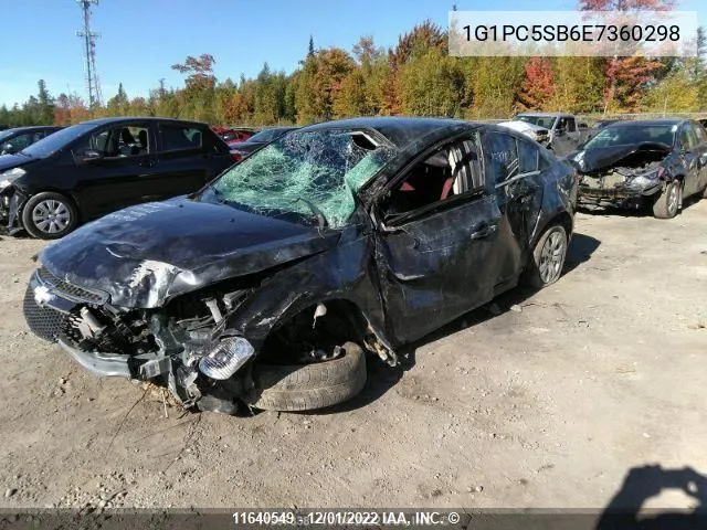 1G1PC5SB6E7360298 2014 Chevrolet Cruze Lt