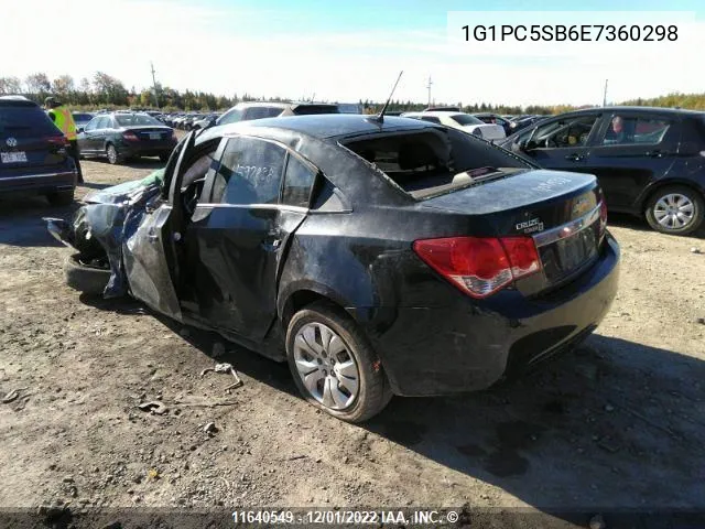 1G1PC5SB6E7360298 2014 Chevrolet Cruze Lt