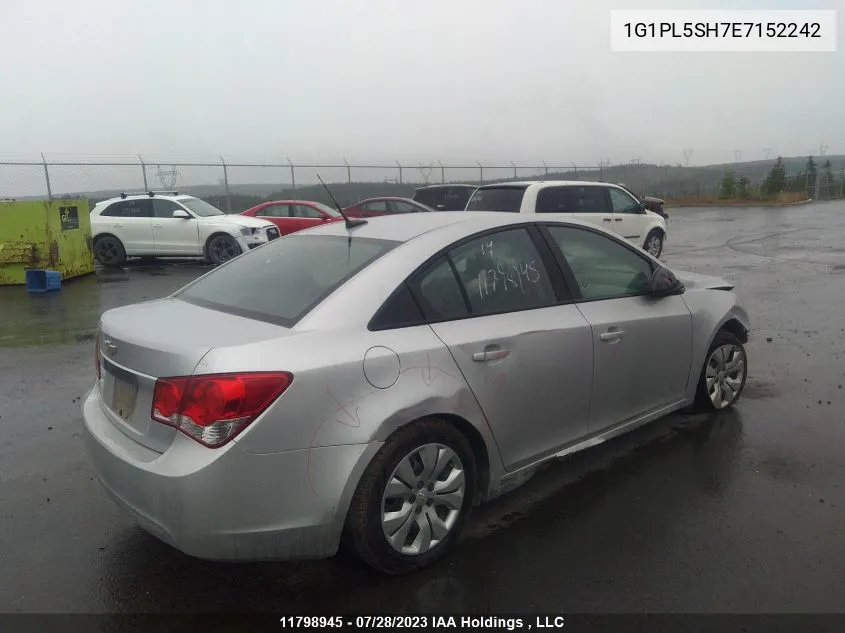 2014 Chevrolet Cruze Ls VIN: 1G1PL5SH7E7152242 Lot: 11798945