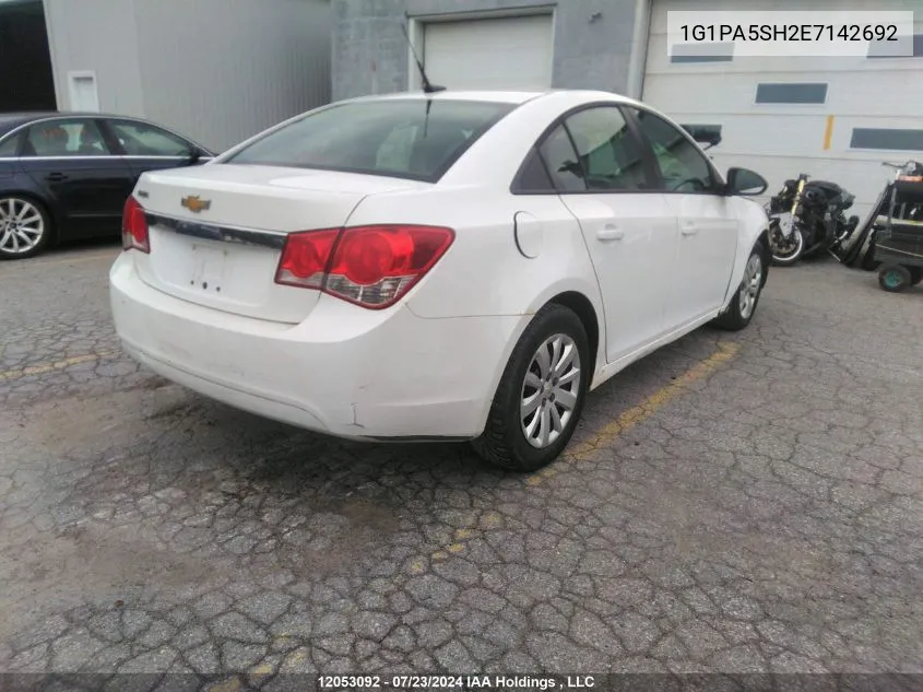 2014 Chevrolet Cruze Ls VIN: 1G1PA5SH2E7142692 Lot: 12053092