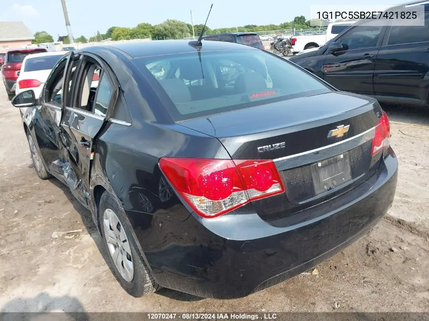 2014 Chevrolet Cruze Lt VIN: 1G1PC5SB2E7421825 Lot: 12070247