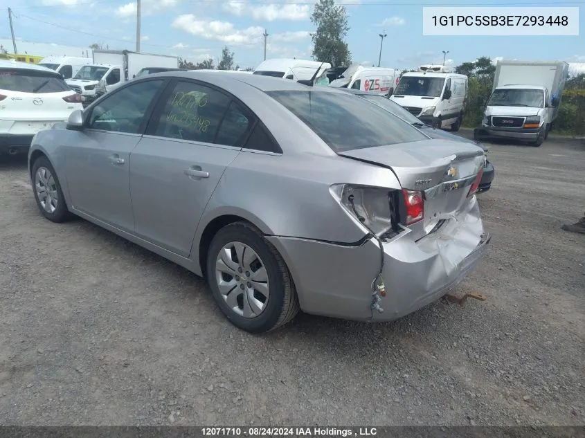 2014 Chevrolet Cruze VIN: 1G1PC5SB3E7293448 Lot: 12071710