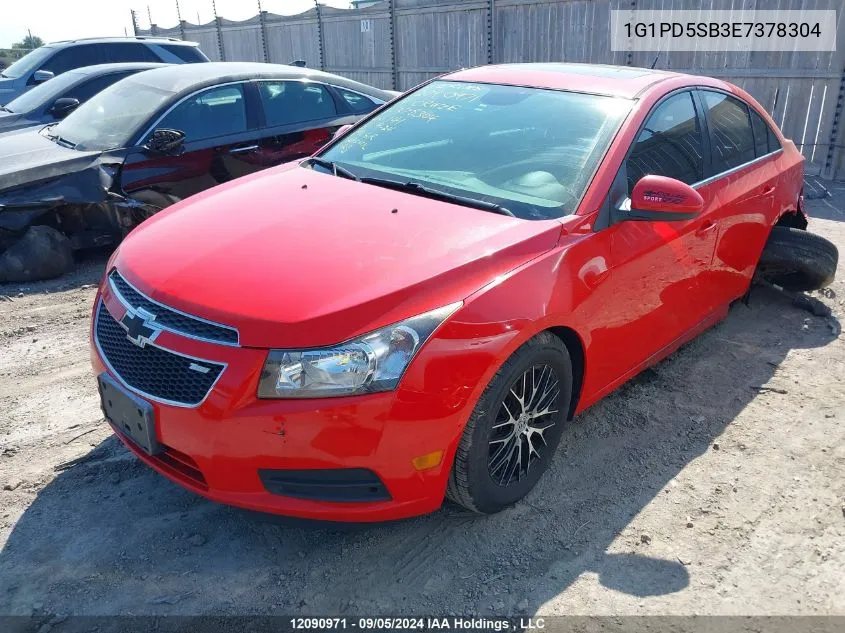 2014 Chevrolet Cruze VIN: 1G1PD5SB3E7378304 Lot: 12090971