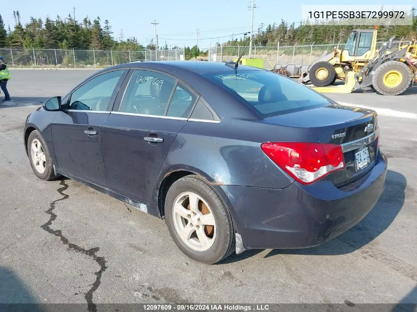 2014 Chevrolet Cruze VIN: 1G1PE5SB3E7299972 Lot: 12097609