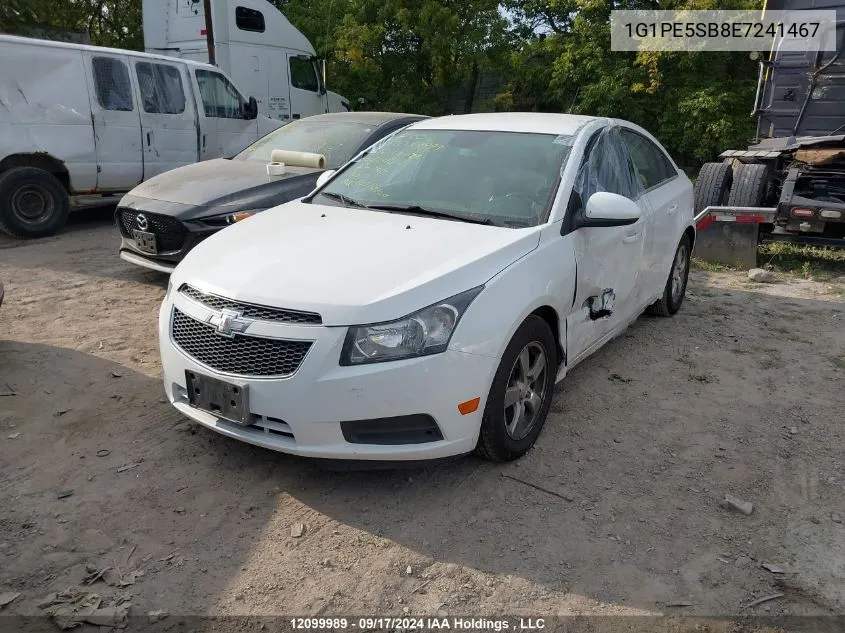 2014 Chevrolet Cruze VIN: 1G1PE5SB8E7241467 Lot: 12099989