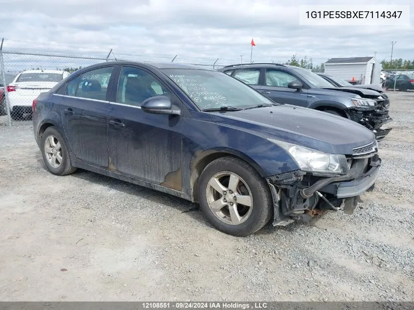 1G1PE5SBXE7114347 2014 Chevrolet Cruze Lt