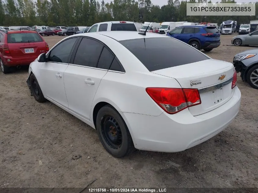 1G1PC5SBXE7353855 2014 Chevrolet Cruze