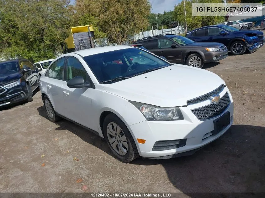 2014 Chevrolet Cruze VIN: 1G1PL5SH6E7406037 Lot: 12120492