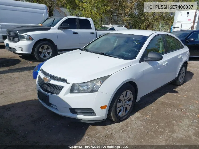 2014 Chevrolet Cruze VIN: 1G1PL5SH6E7406037 Lot: 12120492