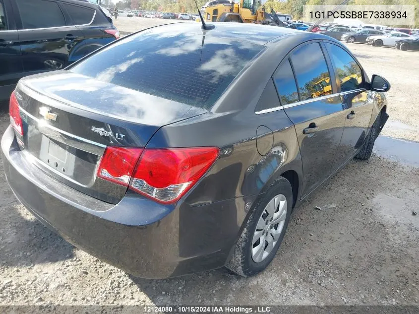 2014 Chevrolet Cruze VIN: 1G1PC5SB8E7338934 Lot: 12124080