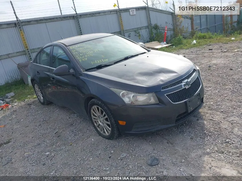 2014 Chevrolet Cruze VIN: 1G1PH5SB0E7212343 Lot: 12136400