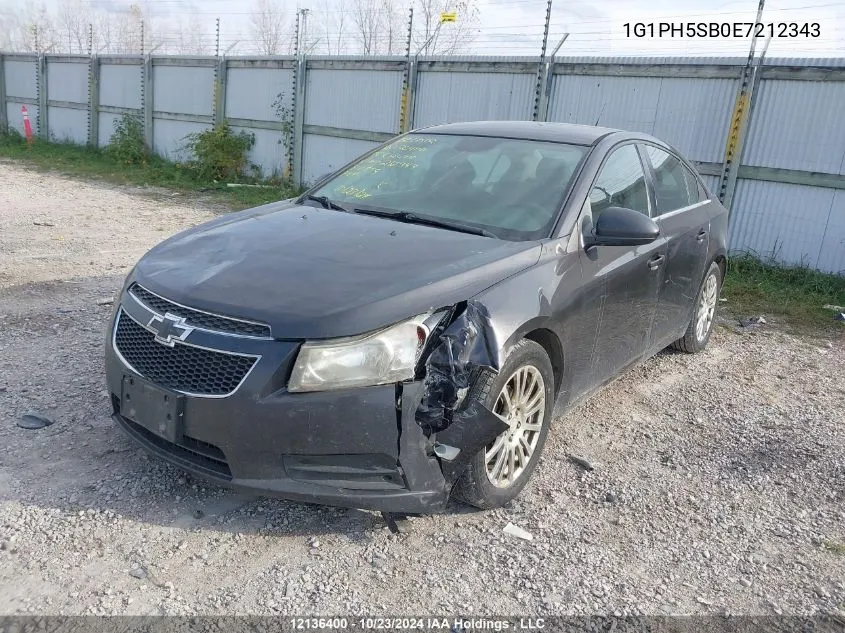 2014 Chevrolet Cruze VIN: 1G1PH5SB0E7212343 Lot: 12136400