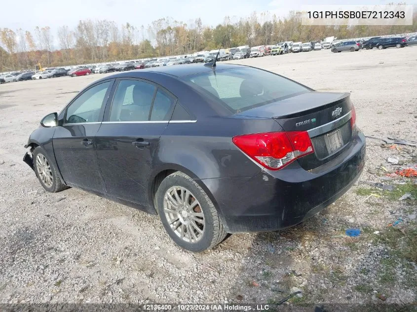 2014 Chevrolet Cruze VIN: 1G1PH5SB0E7212343 Lot: 12136400