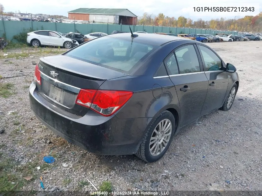 2014 Chevrolet Cruze VIN: 1G1PH5SB0E7212343 Lot: 12136400