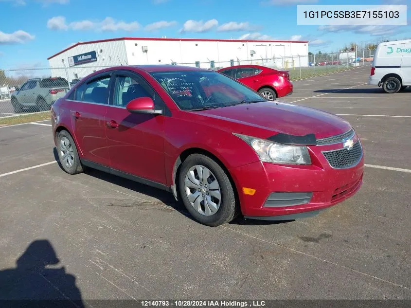 2014 Chevrolet Cruze VIN: 1G1PC5SB3E7155103 Lot: 12140793