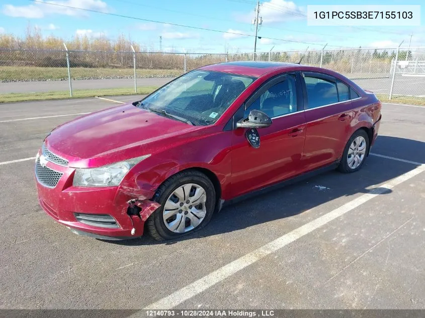 2014 Chevrolet Cruze VIN: 1G1PC5SB3E7155103 Lot: 12140793