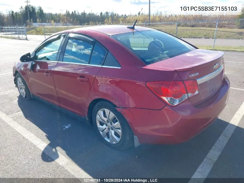 2014 Chevrolet Cruze VIN: 1G1PC5SB3E7155103 Lot: 12140793