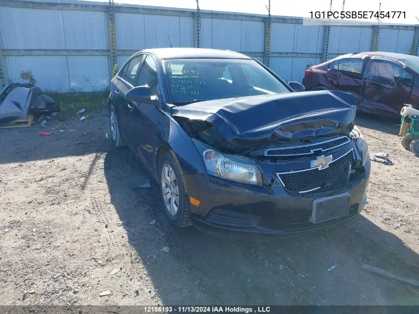 2014 Chevrolet Cruze Lt VIN: 1G1PC5SB5E7454771 Lot: 12156193