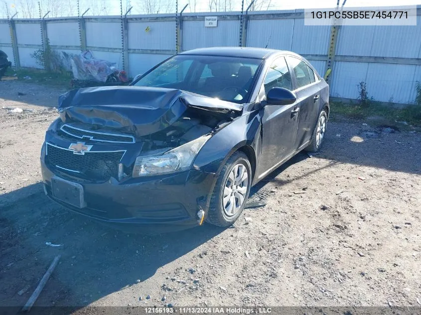 2014 Chevrolet Cruze Lt VIN: 1G1PC5SB5E7454771 Lot: 12156193