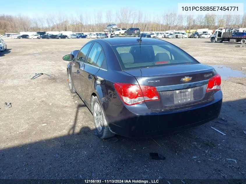 2014 Chevrolet Cruze Lt VIN: 1G1PC5SB5E7454771 Lot: 12156193