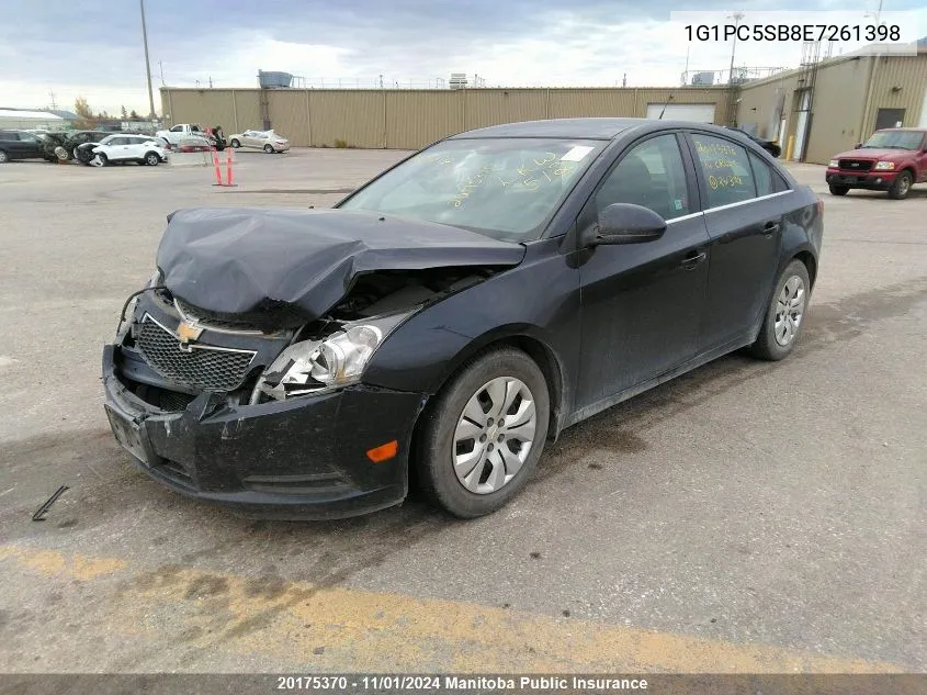 2014 Chevrolet Cruze Lt Turbo VIN: 1G1PC5SB8E7261398 Lot: 20175370