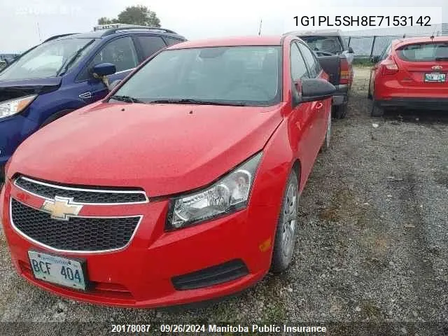 2014 Chevrolet Cruze Ls VIN: 1G1PL5SH8E7153142 Lot: 20178087