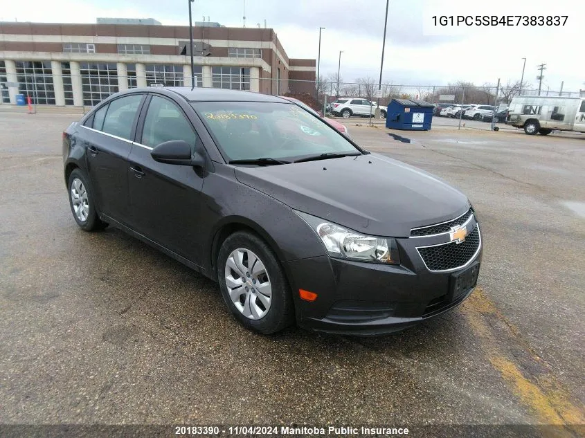 2014 Chevrolet Cruze Lt Turbo VIN: 1G1PC5SB4E7383837 Lot: 20183390