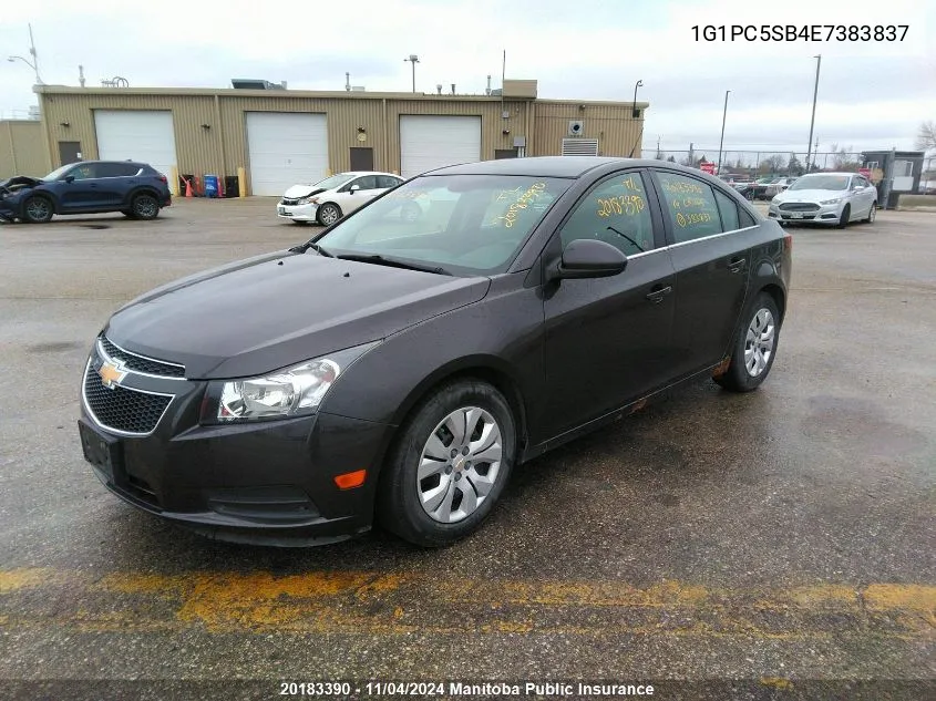 1G1PC5SB4E7383837 2014 Chevrolet Cruze Lt Turbo