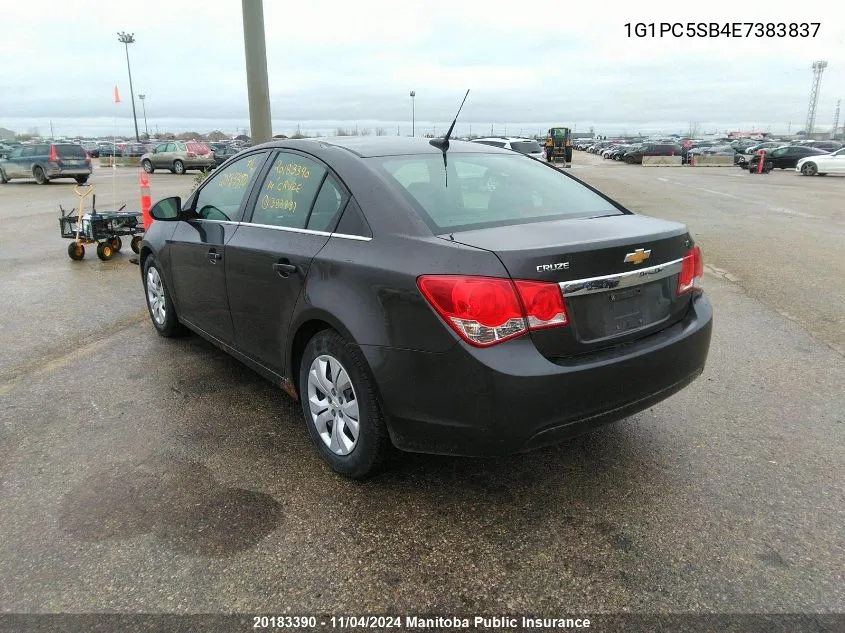 1G1PC5SB4E7383837 2014 Chevrolet Cruze Lt Turbo