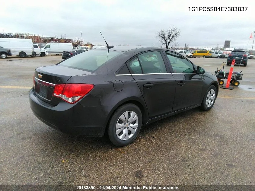 1G1PC5SB4E7383837 2014 Chevrolet Cruze Lt Turbo