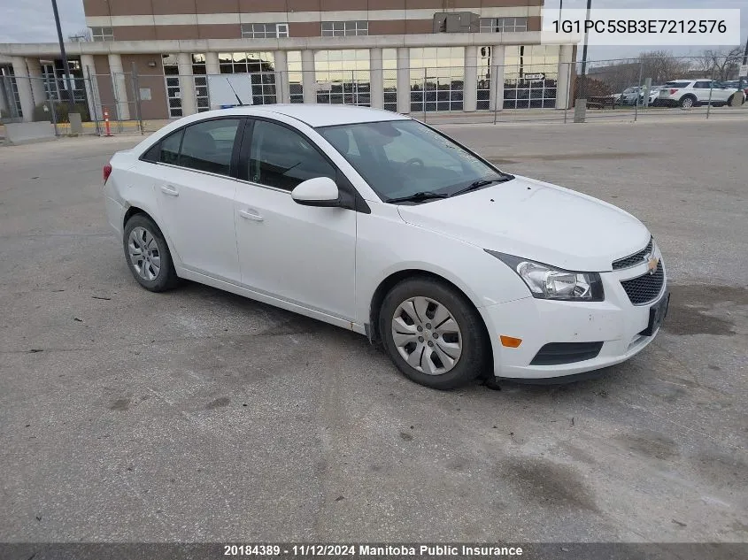 2014 Chevrolet Cruze Lt Turbo VIN: 1G1PC5SB3E7212576 Lot: 20184389