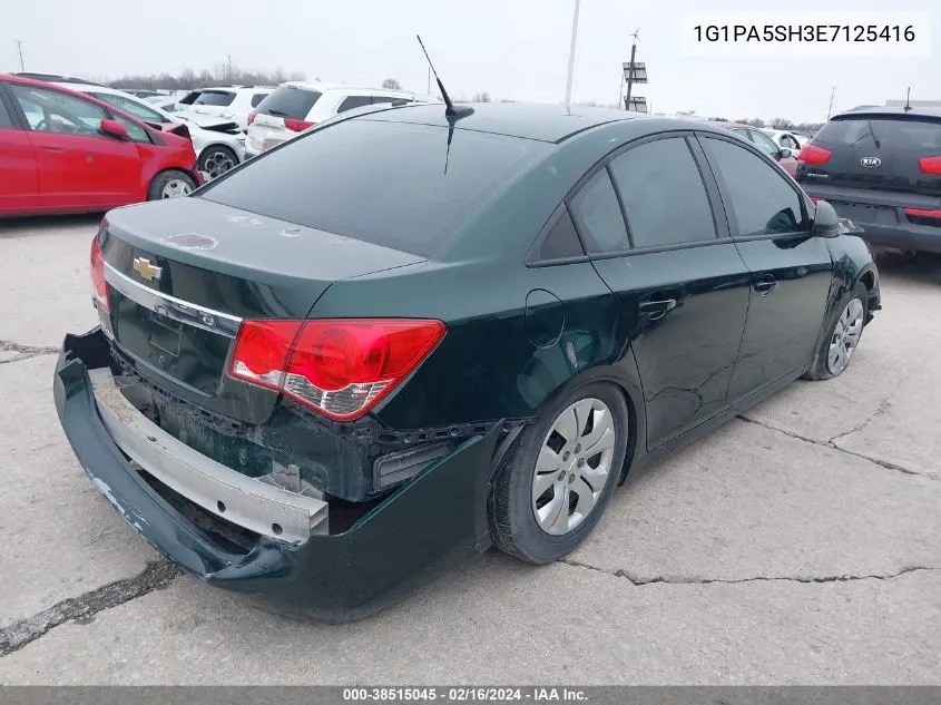 2014 Chevrolet Cruze Ls Auto VIN: 1G1PA5SH3E7125416 Lot: 38515045