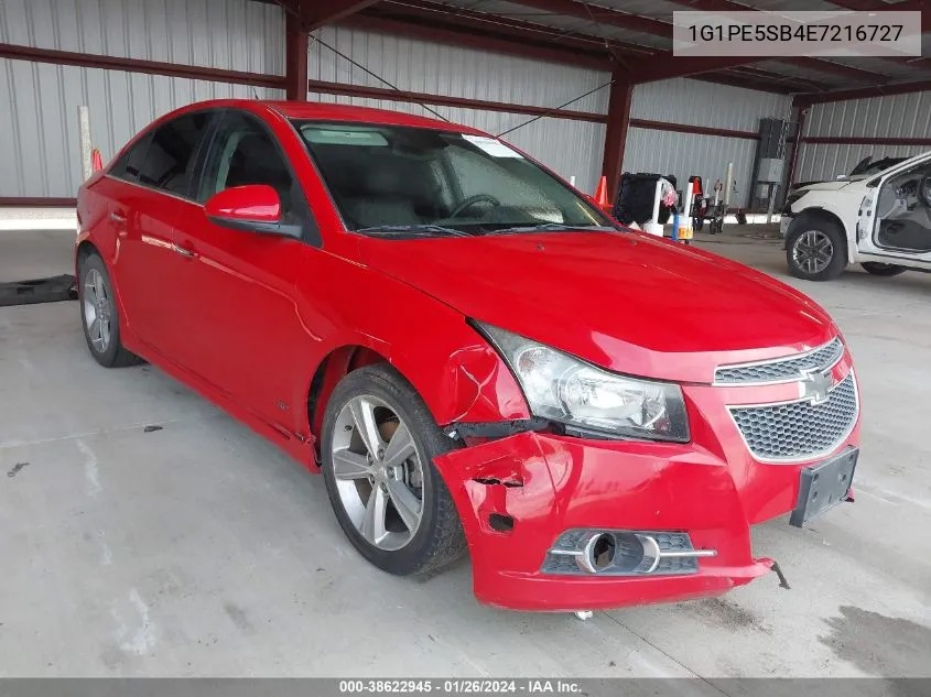 2014 Chevrolet Cruze 2Lt Auto VIN: 1G1PE5SB4E7216727 Lot: 38622945