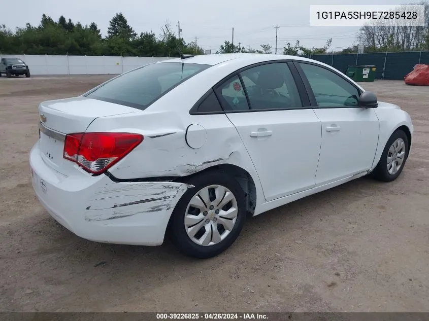 2014 Chevrolet Cruze Ls Auto VIN: 1G1PA5SH9E7285428 Lot: 39226825